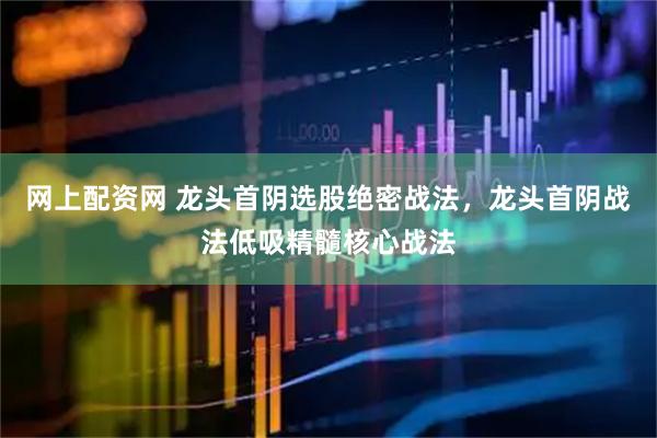 网上配资网 龙头首阴选股绝密战法，龙头首阴战法低吸精髓核心战法